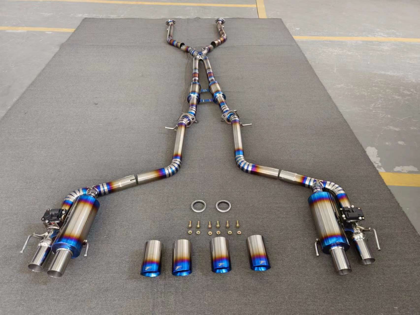 Valved Catback Exhaust System - Lexus RC-F