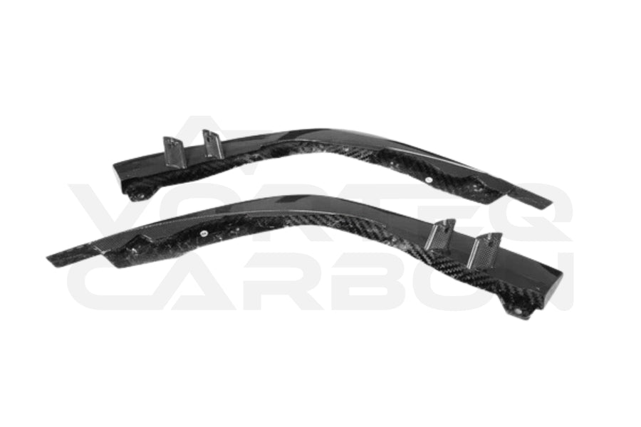 Carbon Fiber Front Bumper Splliters - Ferrari F8 (2019-2024)