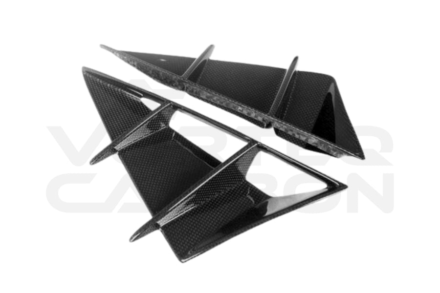 Carbon Fiber M Style Rear Bumper Vents - Ferrari 812 Superfast / GTS (2018-UP)