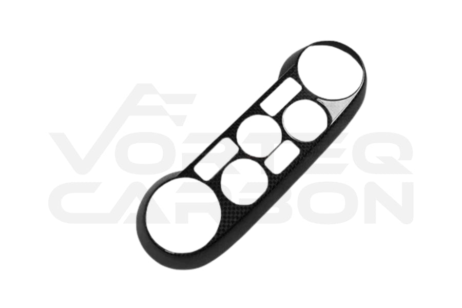 Carbon Fiber Climate Control Panel Trim Cover - Ferrari 488 GTB/Spyder (2015-2020)