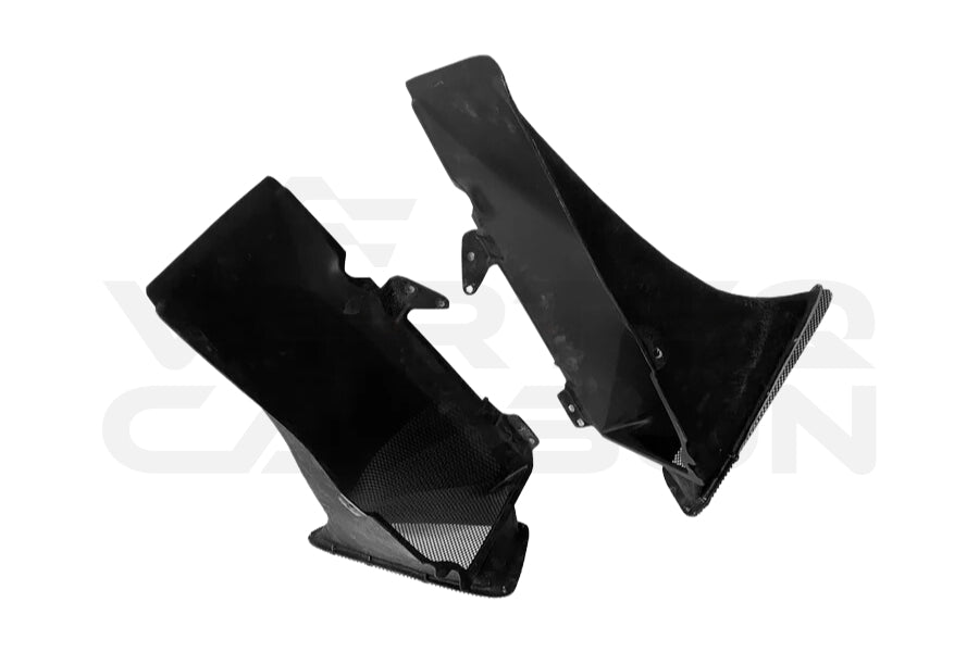 Carbon Fiber Pista Style Quarter Panel Side Vent Scoops - Ferrari 488 GTB & Spyder (2015-2020)