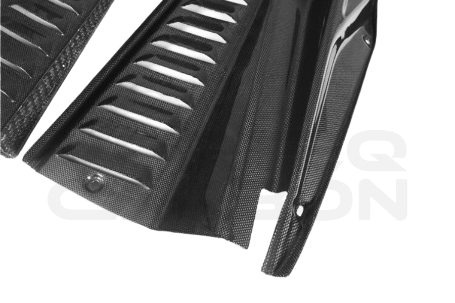 Carbon Fiber Engine Bay Side Vent Panels - Ferrari 458 Coupe / Speciale (2010-2015)