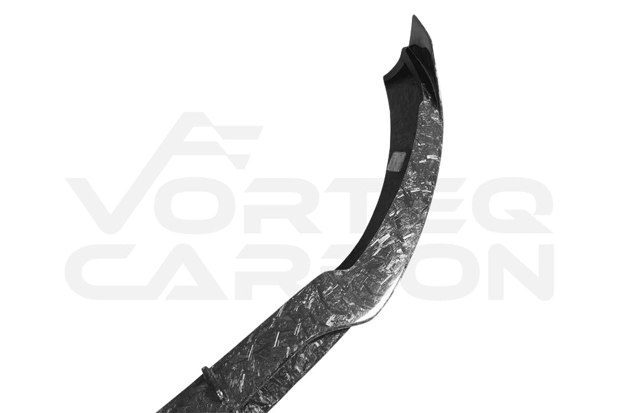 Carbon Fiber B Style Front Lip - Mercedes Benz W205 C63/S AMG Coupe (2015-2021)