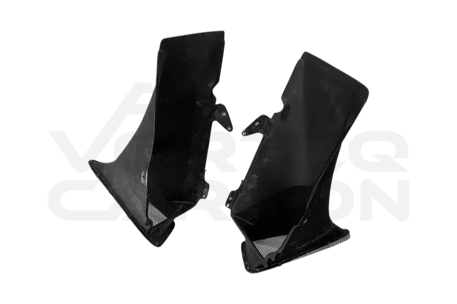 Carbon Fiber Pista Style Quarter Panel Side Vent Scoops - Ferrari 488 GTB & Spyder (2015-2020)