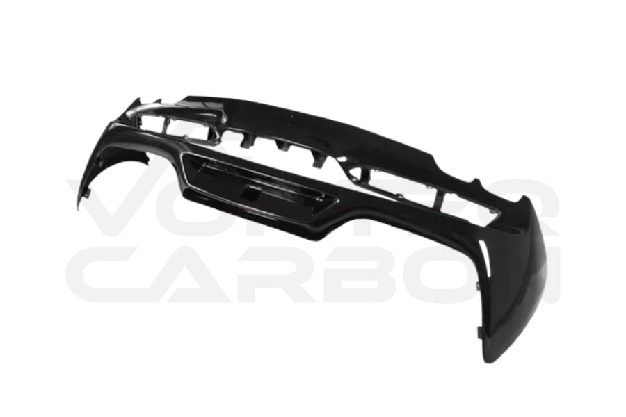 Unpainted Rear Bumper w/ Carbon Fiber Diffuser - Ferrari 296 GTB Type F171 (2022+)