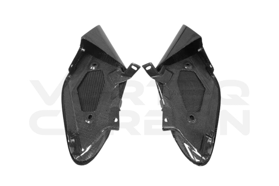 Carbon Fiber Side Air Intake Fins - Ferrari 488 GTB/Spyder (2015-2020)