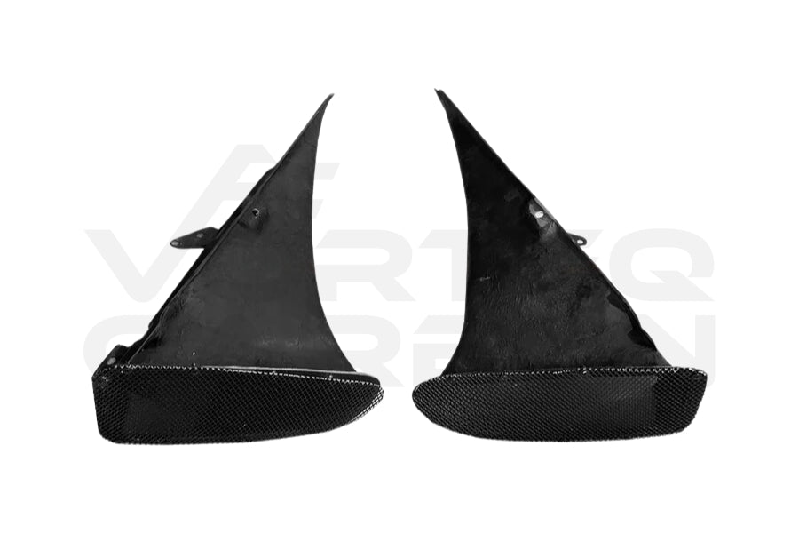 Carbon Fiber Pista Style Quarter Panel Side Vent Scoops - Ferrari 488 GTB & Spyder (2015-2020)