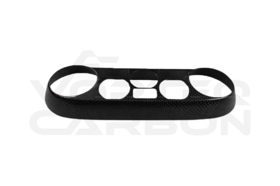 Carbon Fiber Climate Control Panel Trim Cover - Ferrari 488 GTB/Spyder (2015-2020)