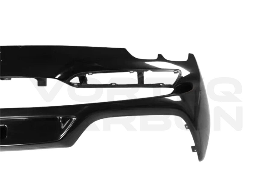 Unpainted Rear Bumper w/ Carbon Fiber Diffuser - Ferrari 296 GTB Type F171 (2022+)