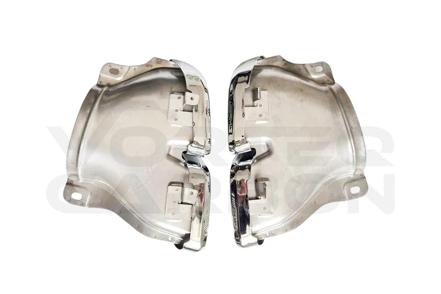 Partial Carbon Fiber I2 Style Rear Bumper w/ Exhaust Tips - Mercedes Benz AMG GT/GTS (2015-2021)