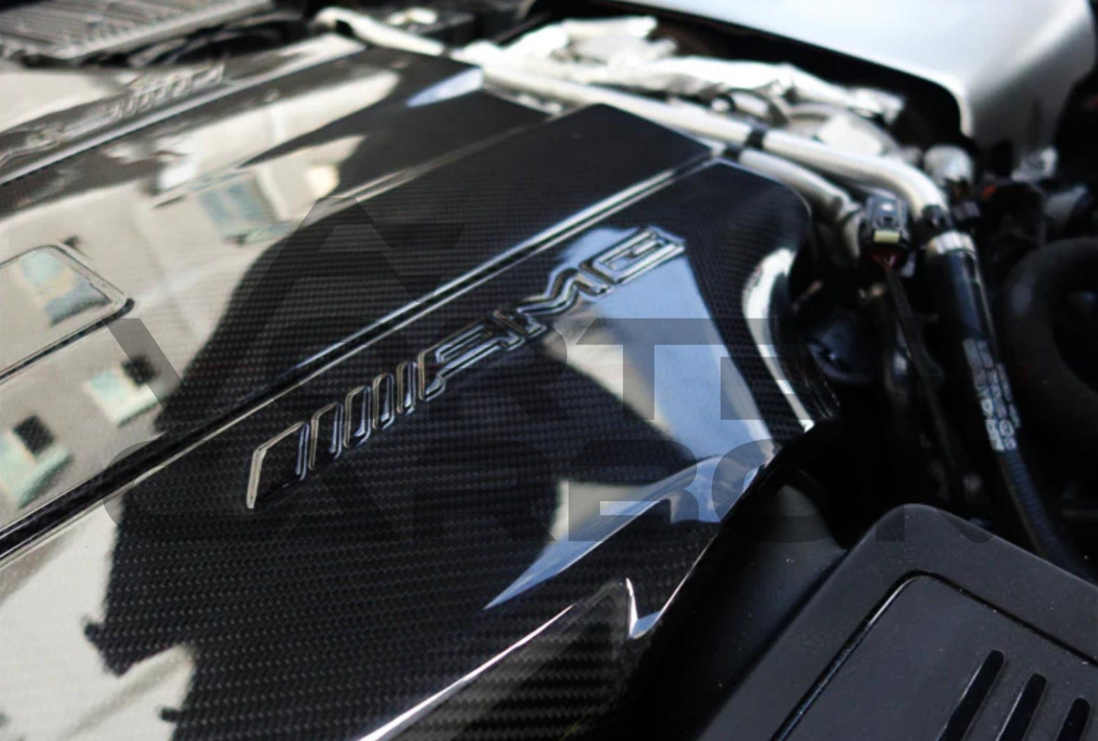 Autoclave Carbon Fiber Engine Cover Replacement Mercedes Benz AMG GT/GTS (2015 2020)