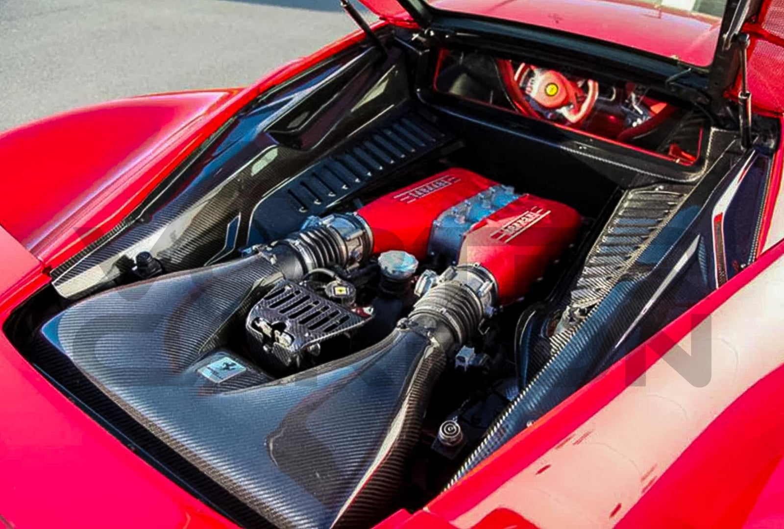Carbon Fiber Airbox Ferrari 458 Coupe / Speciale (2010 2015)