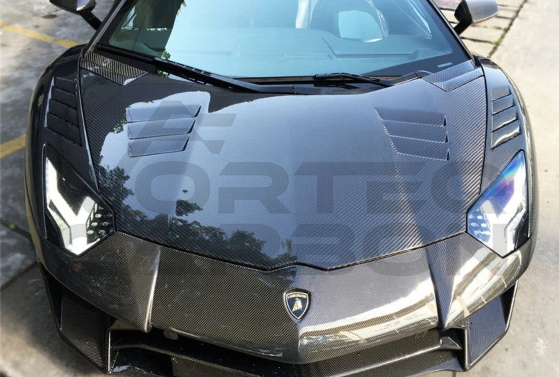 Carbon Fiber B Style Front Fender Lamborghini Aventador LP700 LP740 Coupe/Roadster (2011 2021)