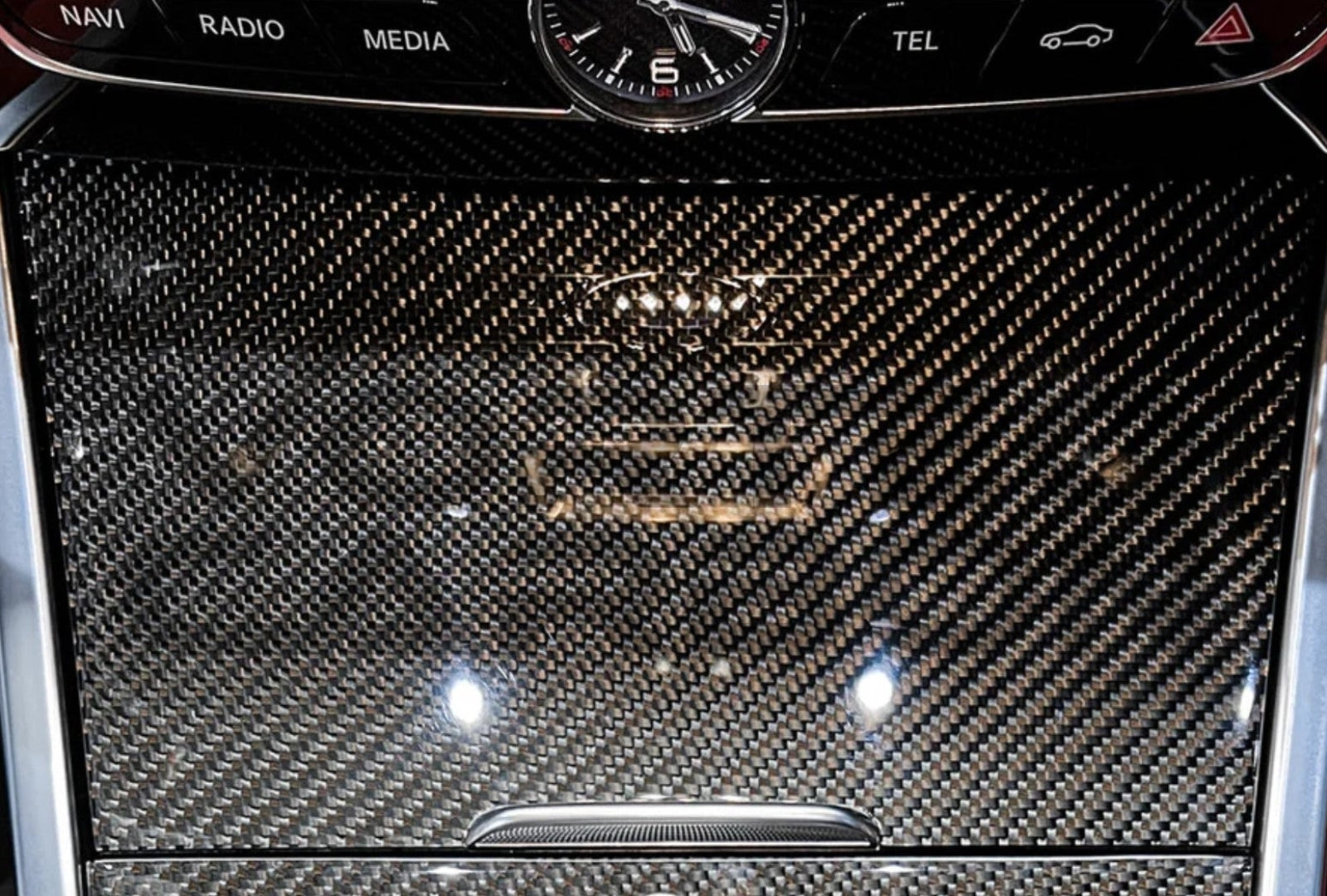 Carbon Fiber Center Console Trim Replacement Mercedes G Wagon G550 G63 AMG (W464 G Class).
