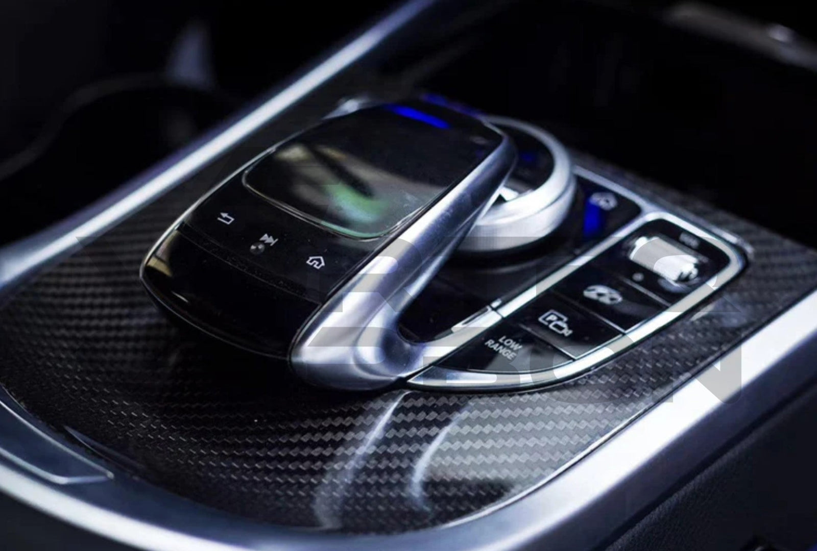 Carbon Fiber Center Console Trim Replacement Mercedes G Wagon G550 G63 AMG (W464 G Class) 1