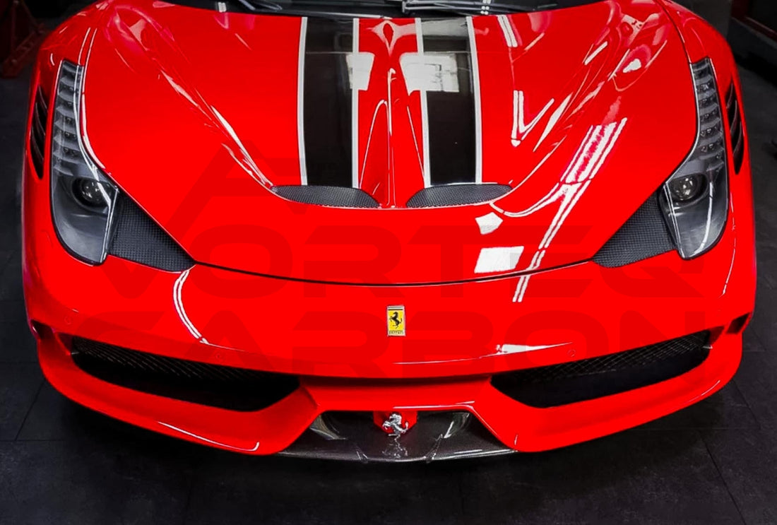 Carbon Fiber Center Front Lip Ferrari 458 Speciale (2013 2015)
