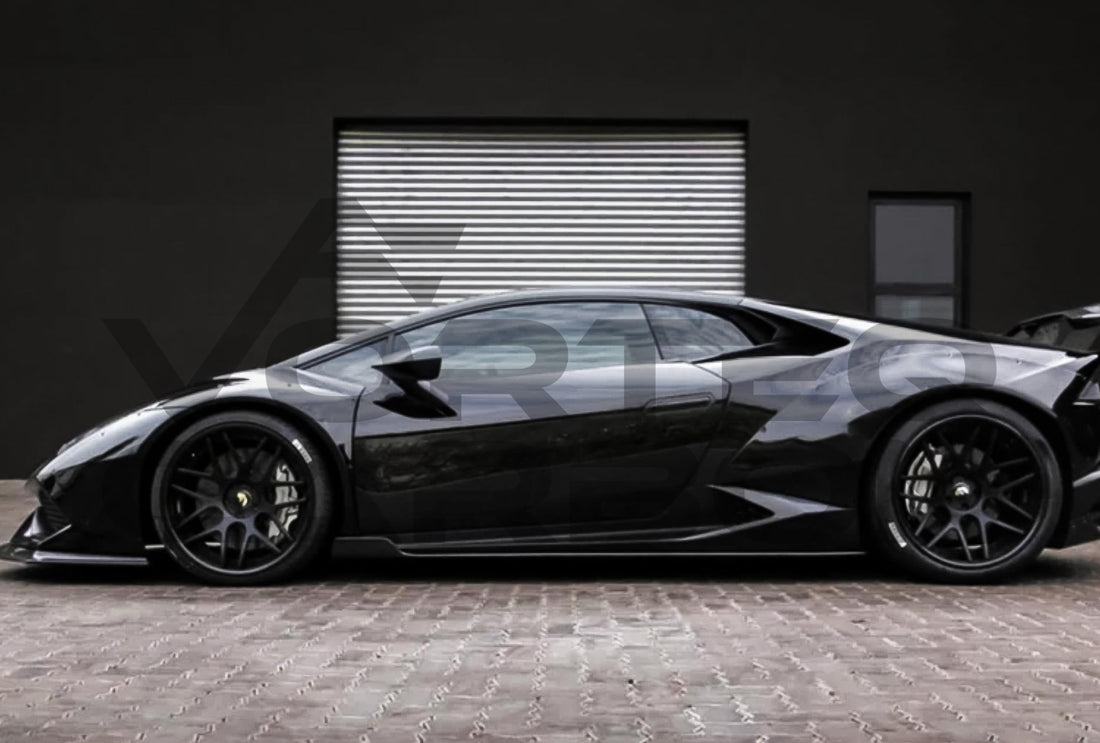 Carbon Fiber D Style Side Skirts Lamborghini Huracan LP580 LP610 (2015 2019)