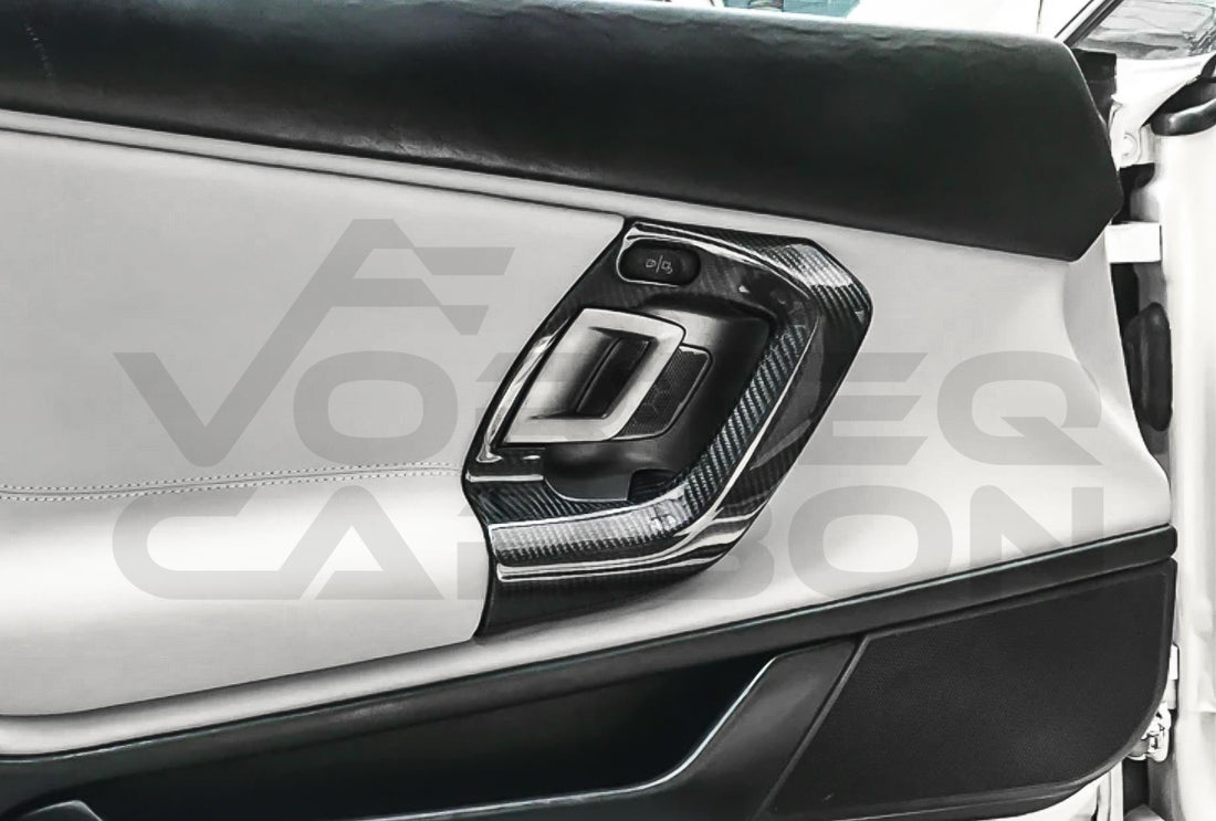 Carbon Fiber Door Handle Covers Lamborghini Gallardo (2004 2014)