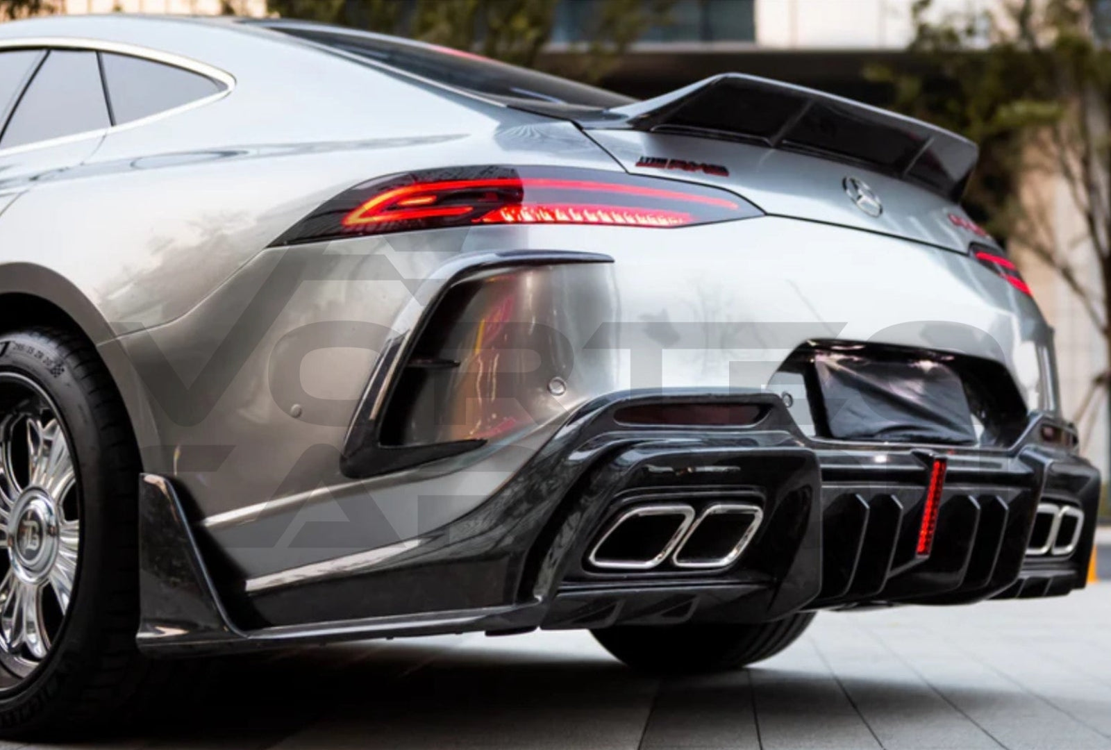 Carbon Fiber Duckbill Style Trunk Spoiler Mercedes Benz AMG GT50 GT53 GT43 GT63 GT63S 4Door Coupe X290 (2019 2024)