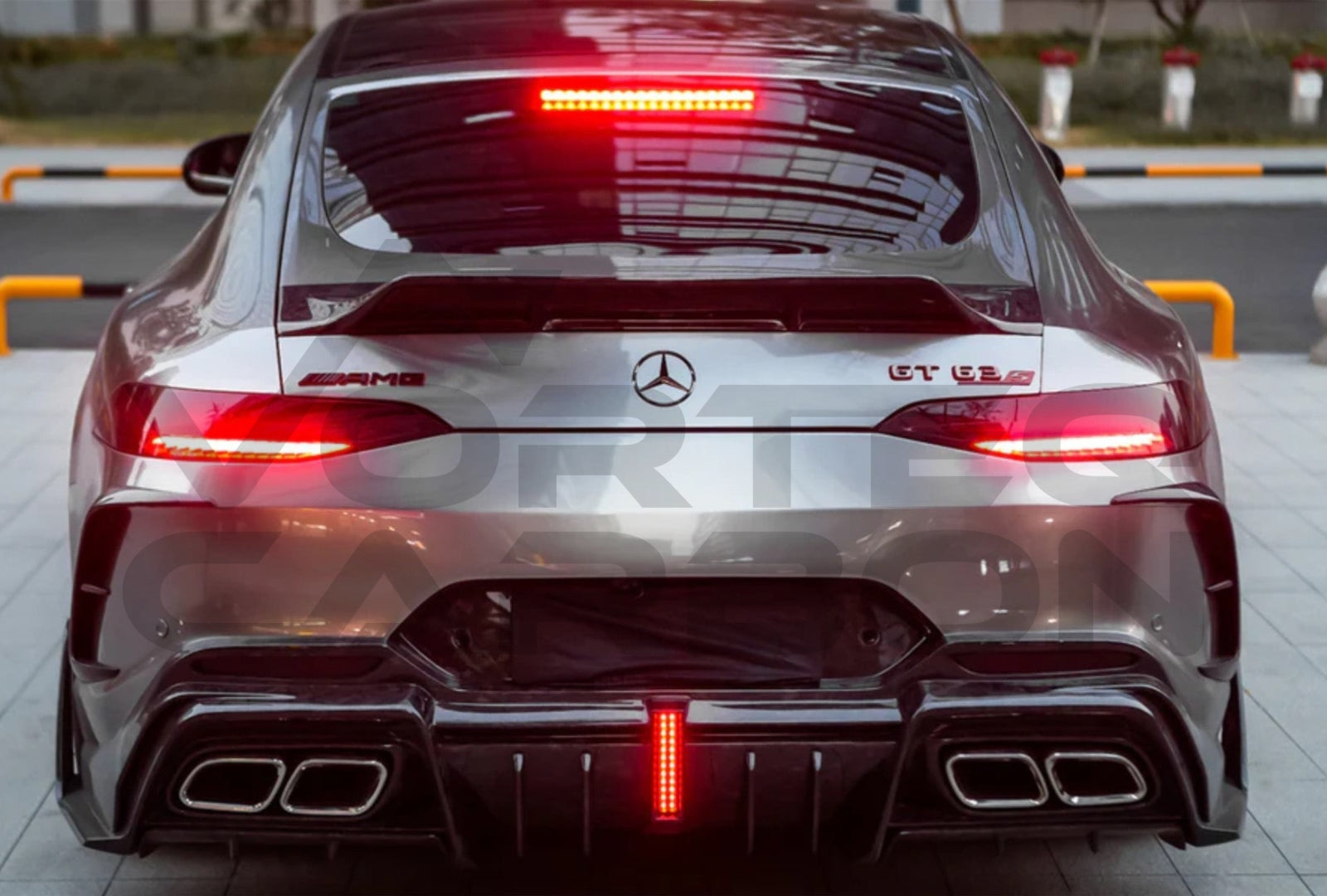 Carbon Fiber Duckbill Style Trunk Spoiler Mercedes Benz AMG GT50 GT53 GT43 GT63 GT63S 4Door Coupe X290 (2019 2024).