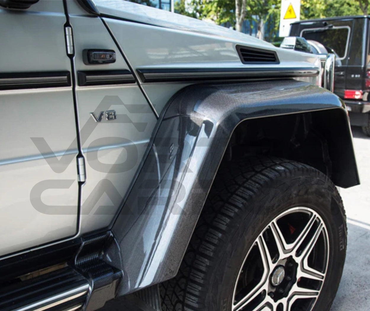 Carbon Fiber Fender Flares Mercedes W463 4X4 G Class Wagon (2012 2018)