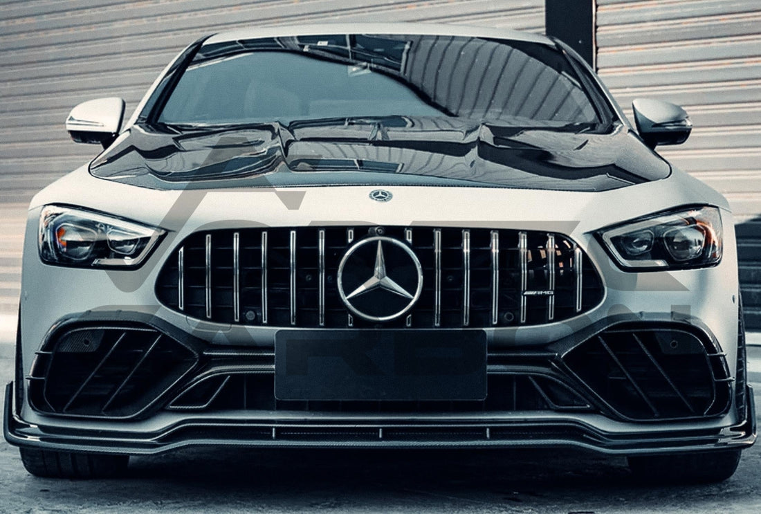 Carbon Fiber Front Bumper Vent Trims Mercedes Benz AMG GT50 GT53 GT43 4Door Coupe X290 (2019 2024)