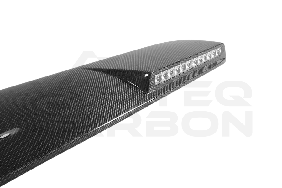 Carbon Fiber Front Roof Spoiler With LED Lights (V1) - Mercedes G Wagon G550 G63 AMG (W464 G-Class)