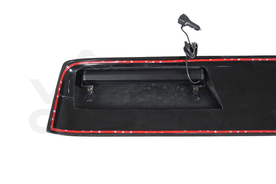 Carbon Fiber Front Roof Spoiler With LED Lights (V1) - Mercedes G Wagon G550 G63 AMG (W464 G-Class)