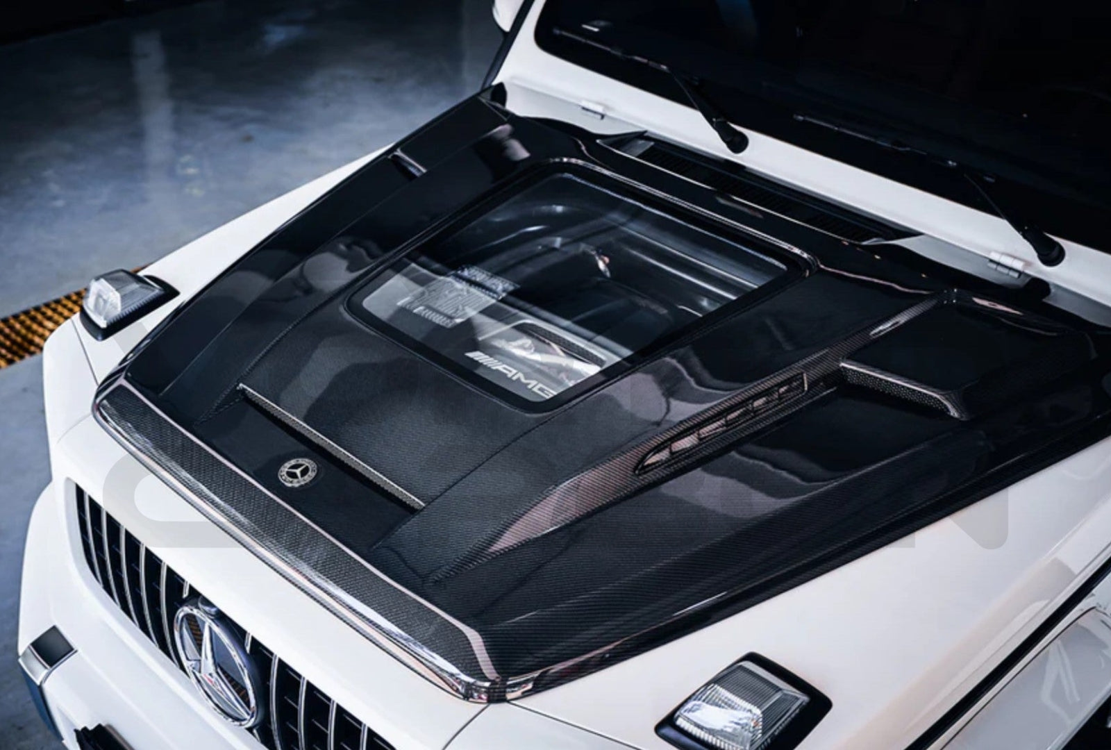Carbon Fiber IMP Style Hood Mercedes G Wagon G550 G63 AMG (W464 G Class).