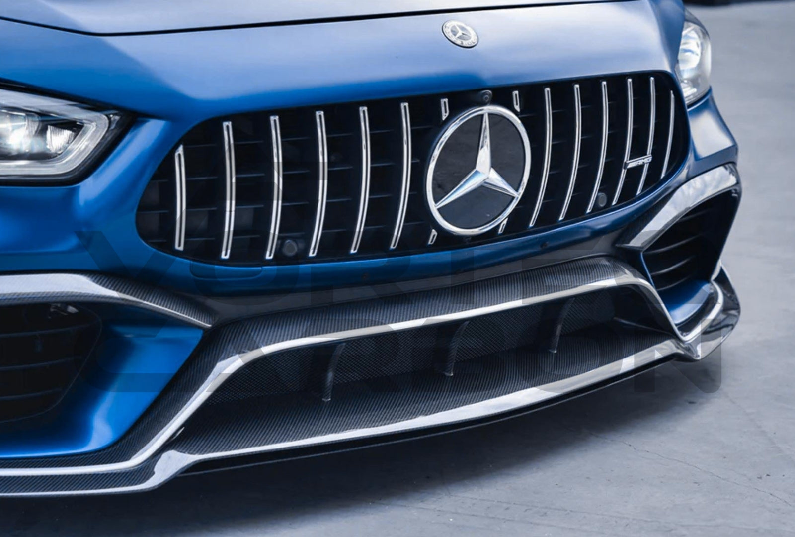 Carbon Fiber I Style Front Lip Mercedes Benz AMG GT63/S 4 Door Coupe X290 (2019 2024)