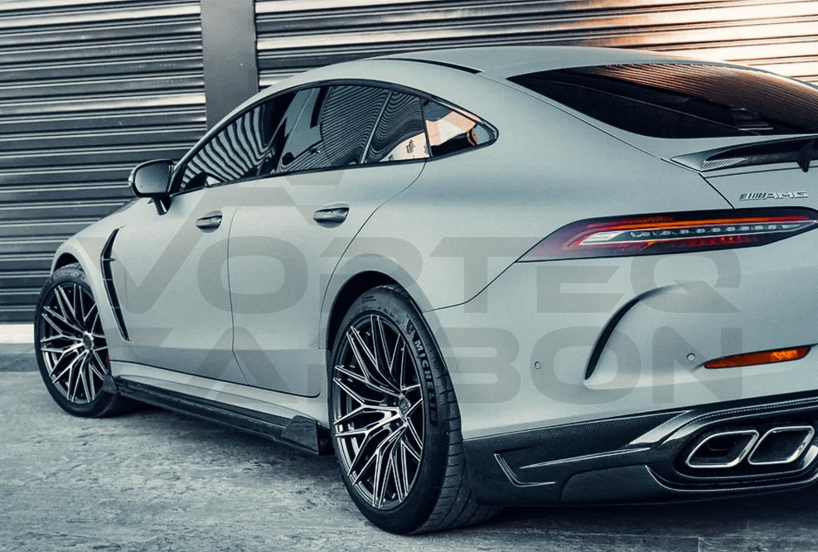 Carbon Fiber I Style Side Skirts Mercedes Benz AMG GT50 GT53 GT43 4 Door Coupe X290 (2019 2024)