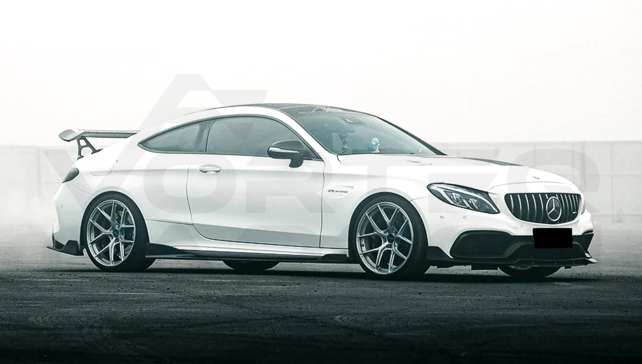 Carbon Fiber I Style Side Skirts Mercedes Benz C63 Coupe (2015 2021)