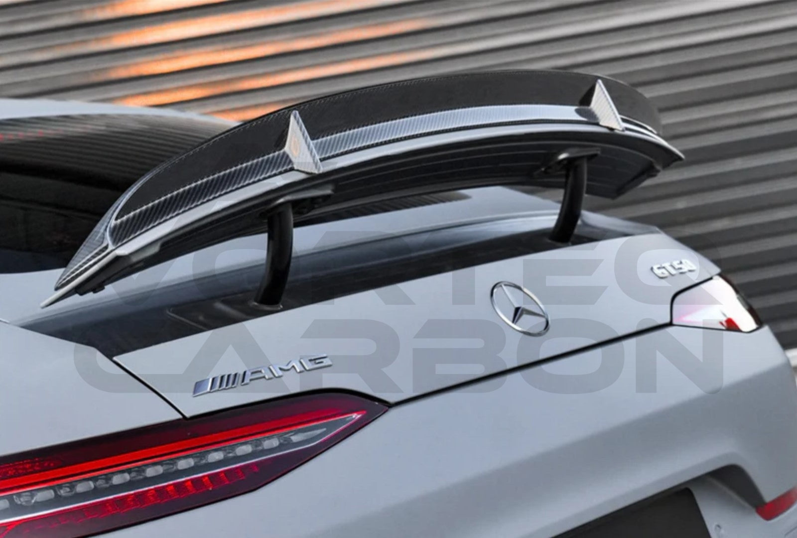 Carbon Fiber I Style Trunk Spoiler (V2) Mercedes Benz AMG GT50 GT53 GT43 GT63 GT63S 4 Door Coupe X290 (2019 2024)