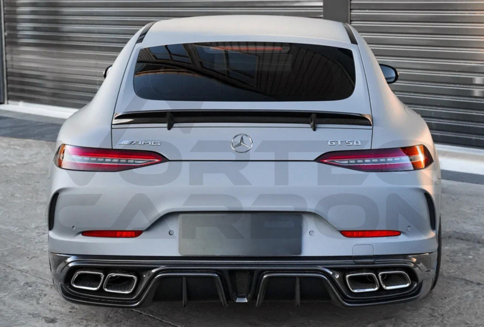 Carbon Fiber I Style Trunk Spoiler (V2) Mercedes Benz AMG GT50 GT53 GT43 GT63 GT63S 4 Door Coupe X290 (2019 2024).