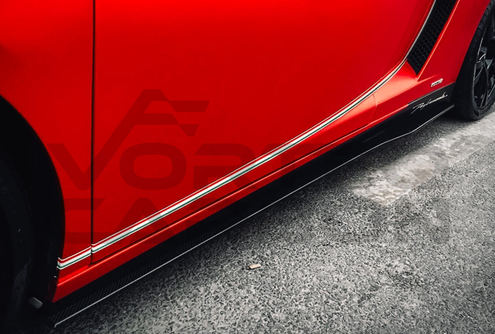 Carbon Fiber LP570 Style Side Skirts Lamborghini Gallardo (2004 2014)