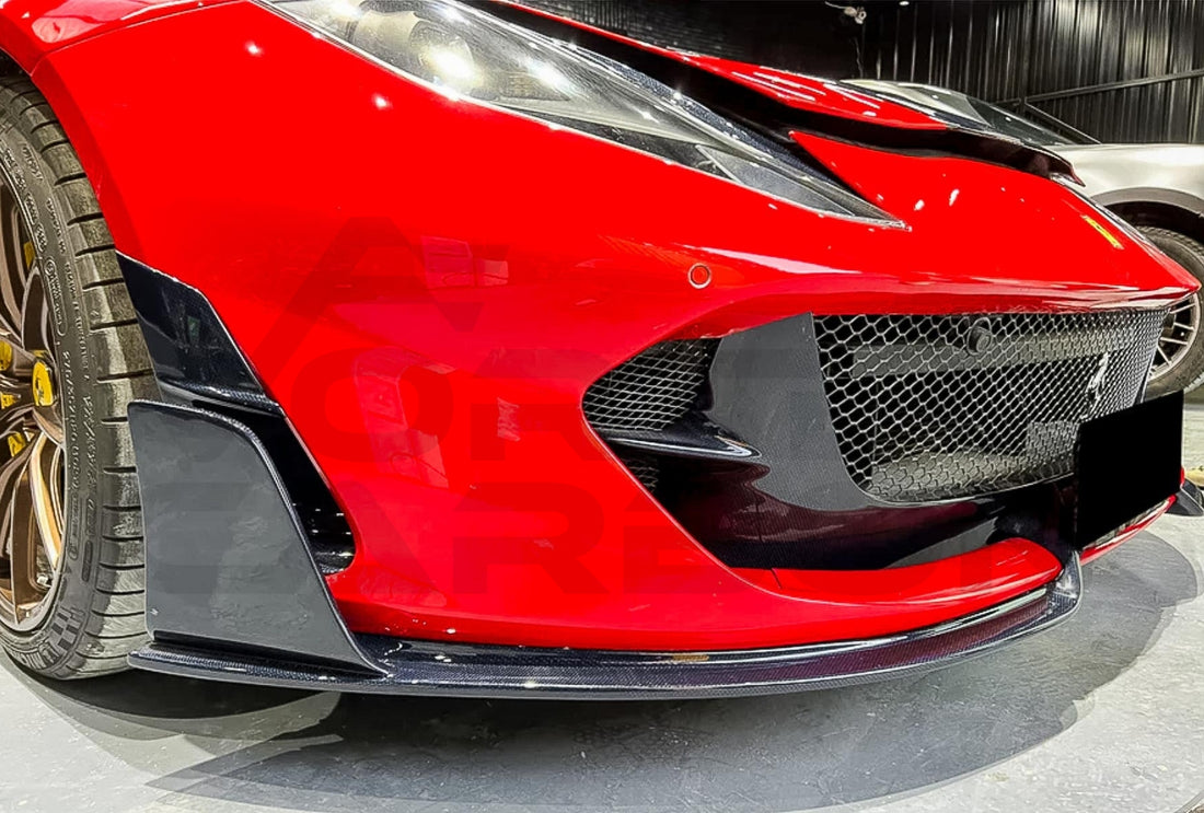 Carbon Fiber M Style Front Bumper Vents Ferrari 812 Superfast / GTS (2018 UP)