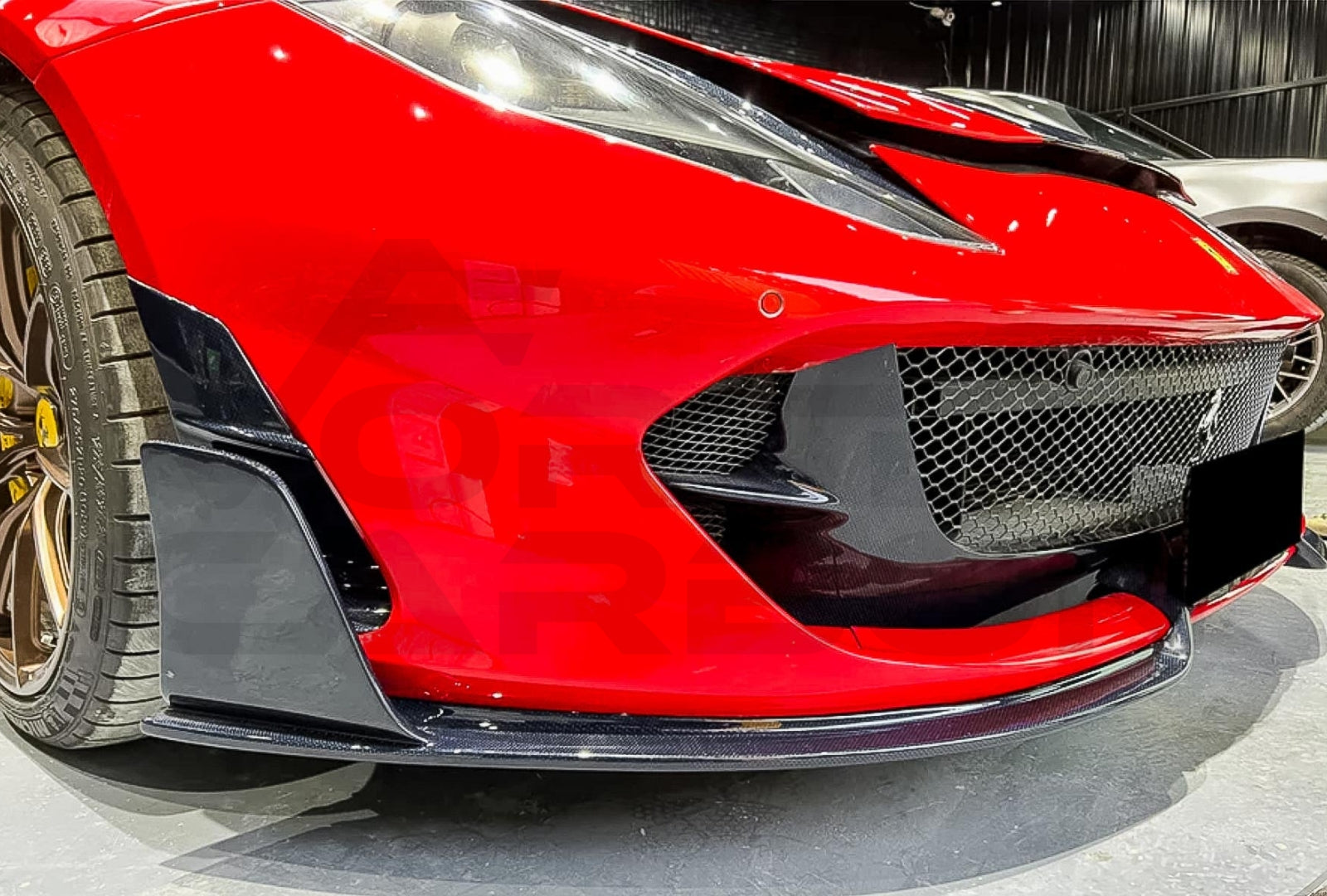Carbon Fiber M Style Front Bumper Vents Ferrari 812 Superfast / GTS (2018 UP)