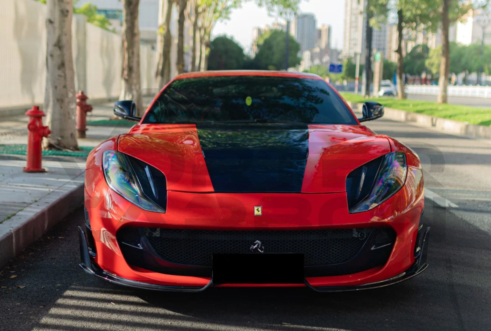 Carbon Fiber M Style Front Lip Ferrari 812 Superfast / GTS (2018 UP)