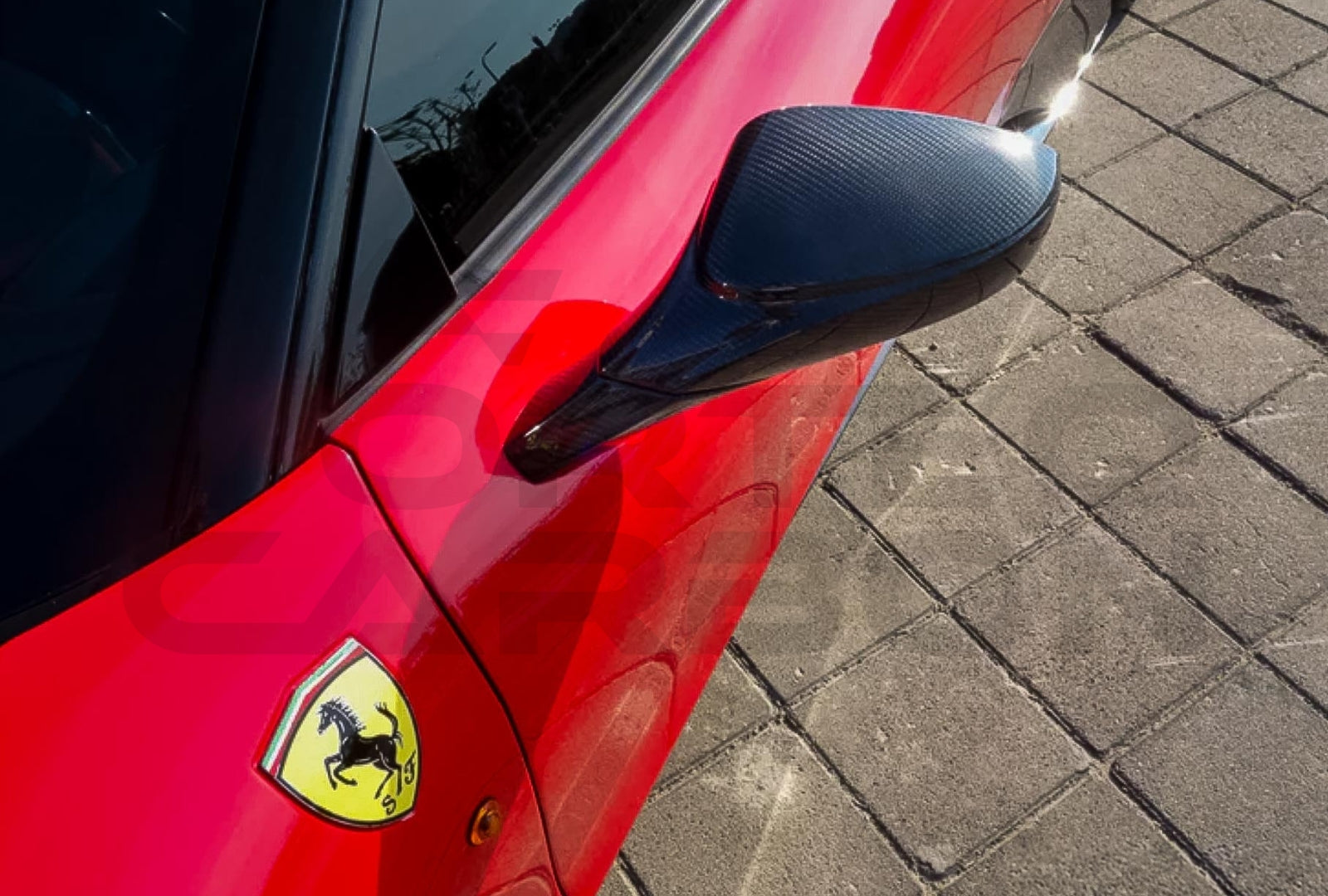 Carbon Fiber Mirror Housing Replacement Ferrari 458 Coupe / Spyder / Speciale (2010 2015)