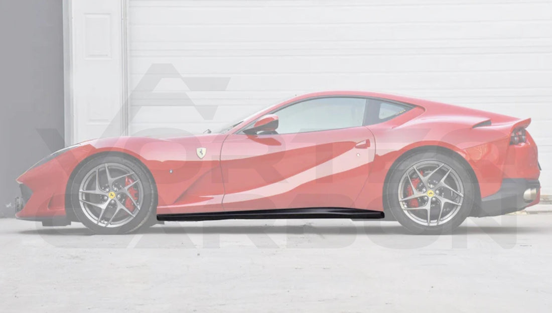 Carbon Fiber OEM Style Side Skirts Ferrari 812 Superfast / GTS (2017 2024)