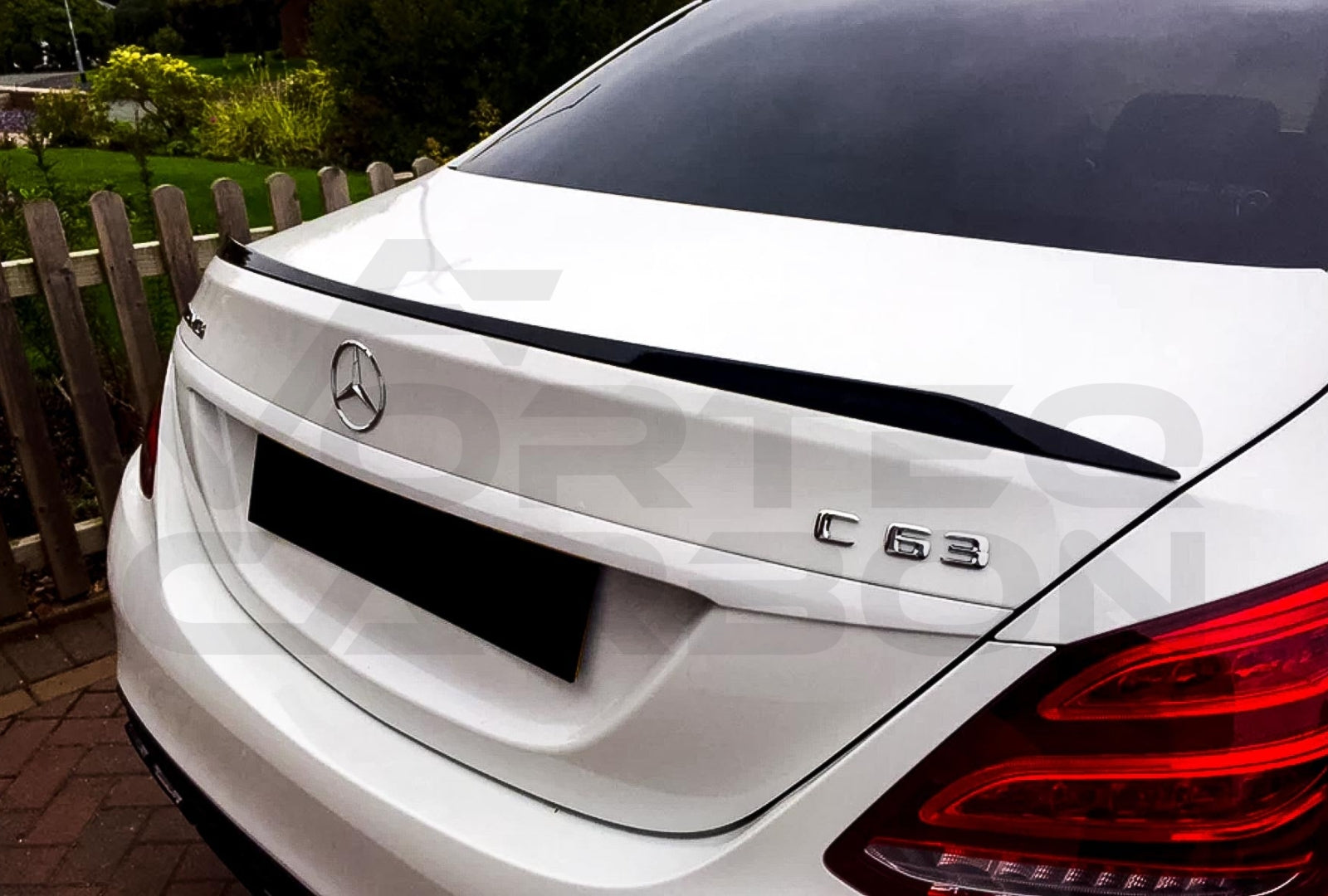 Carbon Fiber OEM Style Trunk Spoiler Mercedes Benz C Class W205 Sedan (2015 2021)