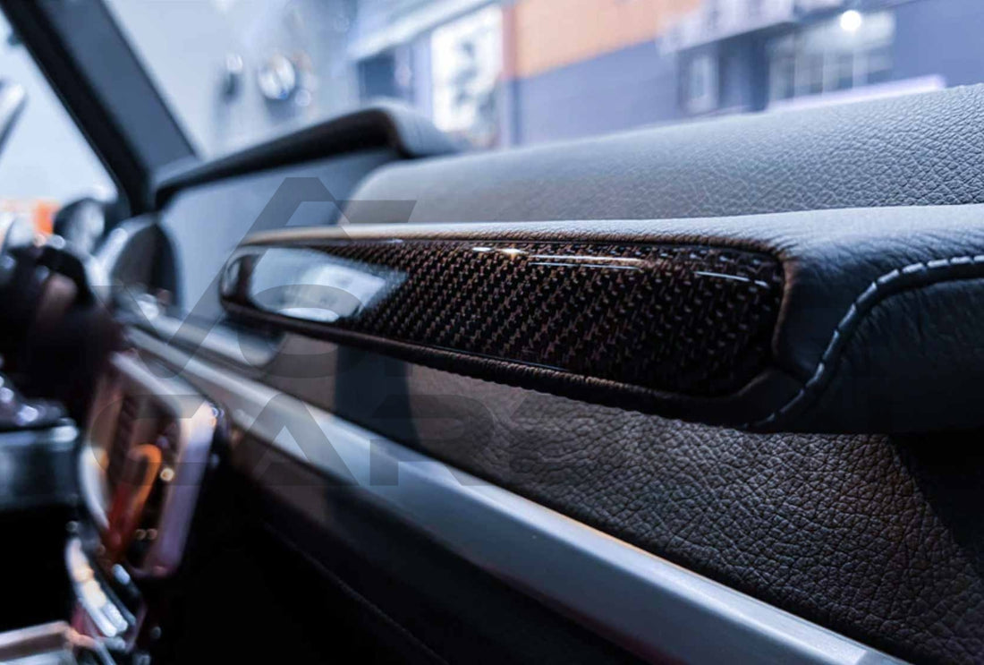 Carbon Fiber Passenger Handrail Trim Replacement Mercedes G Wagon G550 G63 AMG (W464 G Class)