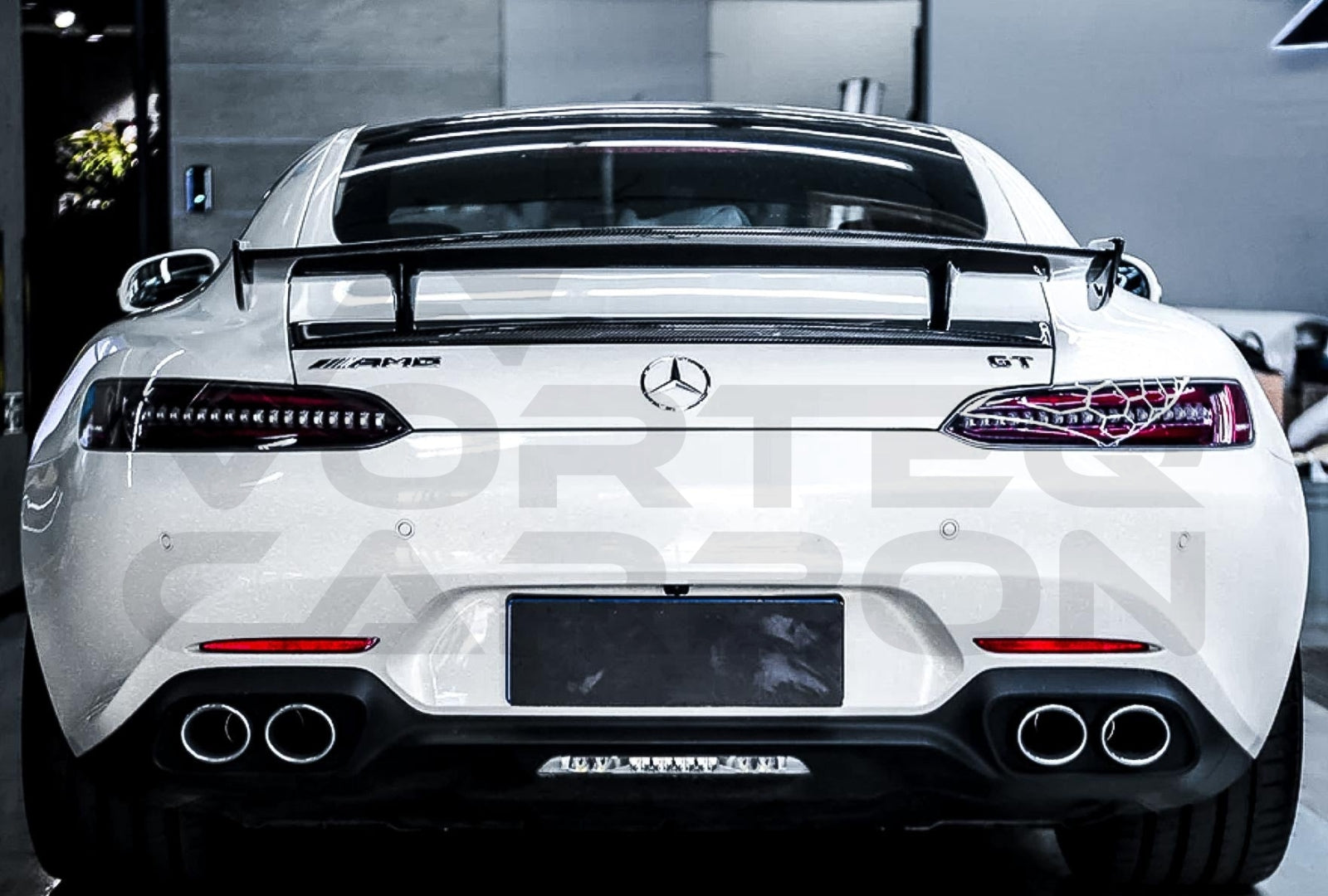 Carbon Fiber R Style Trunk Spoiler Mercedes Benz AMG GT/GTS/GTC (2015 2020) 1