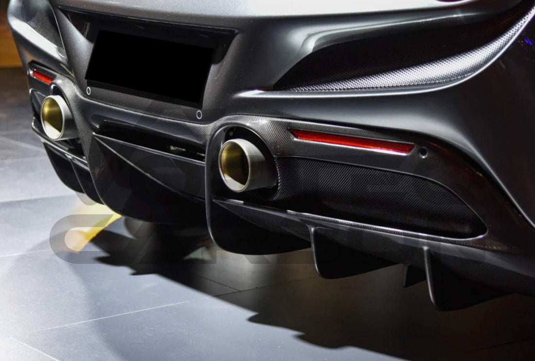 Carbon Fiber Rear Diffuser Ferrari F8 (2019 2024)