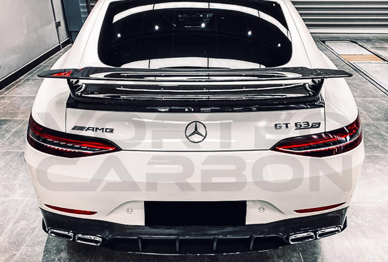 Carbon Fiber Rear Diffuser Mercedes Benz AMG GT63/S 4 Door Coupe X290 (2019 2024).
