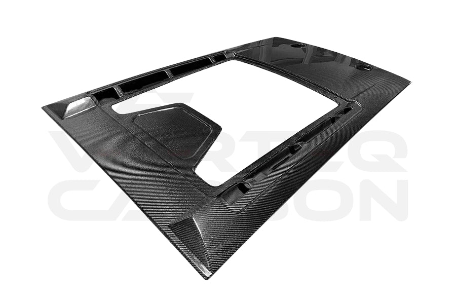 Carbon Fiber Rear Engine Cover (Factory Glass Window Not Included) - Lamborghini Gallardo Coupe
