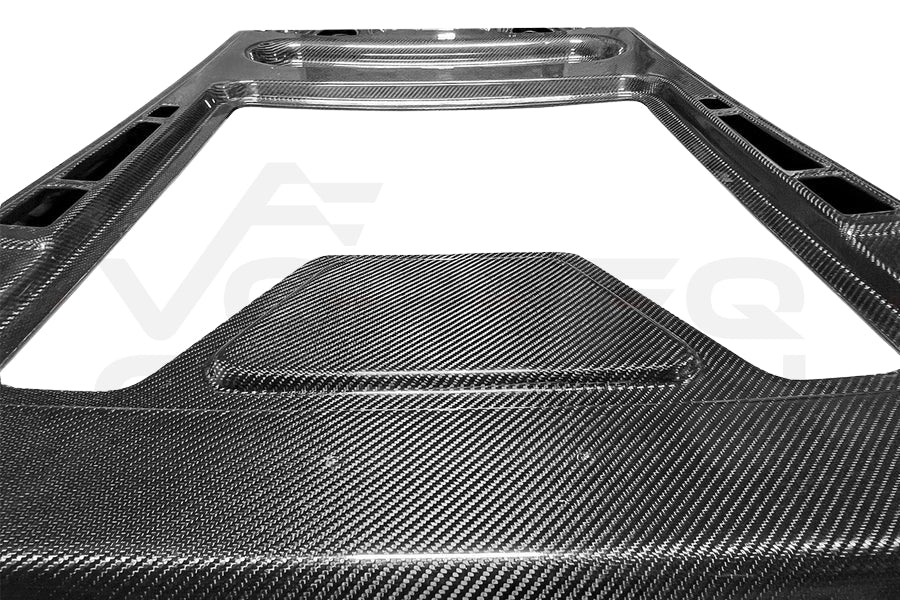 Carbon Fiber Rear Engine Cover (Factory Glass Window Not Included) - Lamborghini Gallardo Coupe
