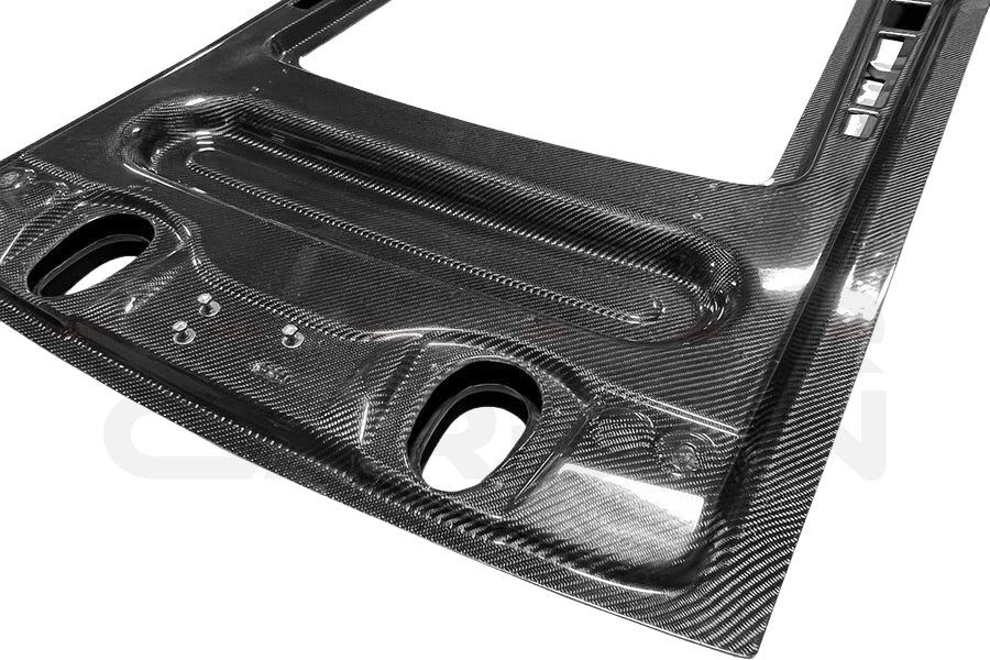 Carbon Fiber Rear Engine Cover (Factory Glass Window Not Included) - Lamborghini Gallardo Coupe