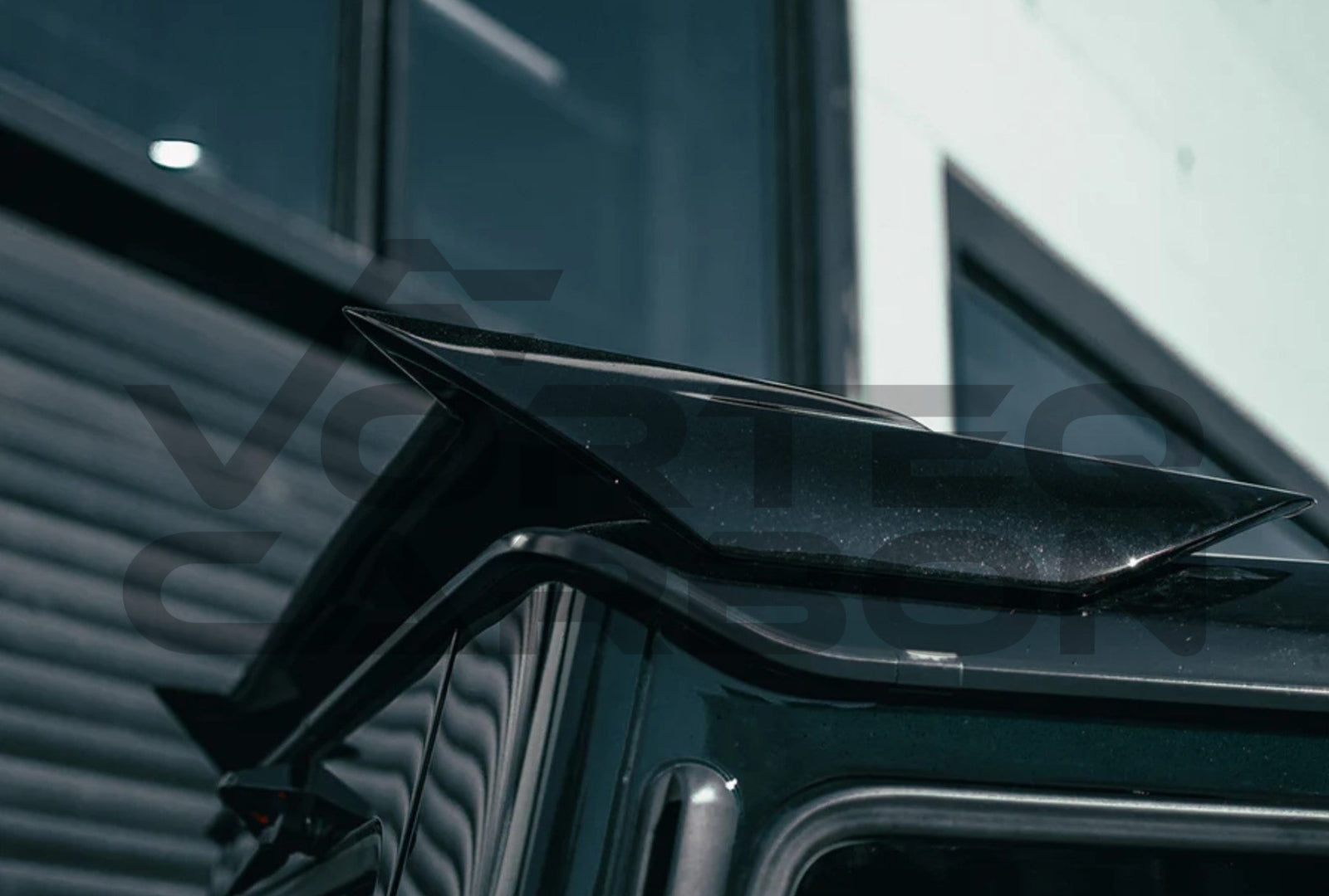 Carbon Fiber Rear Roof Spoiler (V1) Mercedes W463 G Class Wagon (2006 2018).