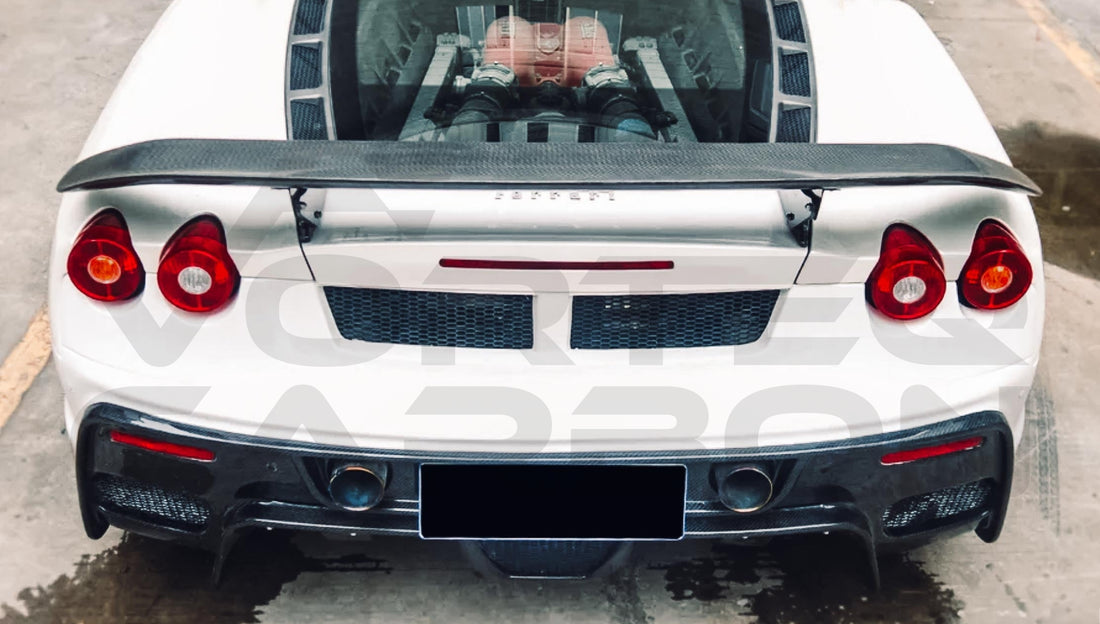 Carbon Fiber S Style Trunk Spoiler Ferrari F430 (2004 2009)